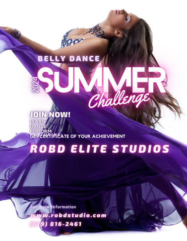 Belly Dance Summer Challenge 2024 - ROBD Elite Studios